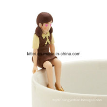 Wholesale Edge of The Cup Figure ~Chocolate Color Cup Edge Toy